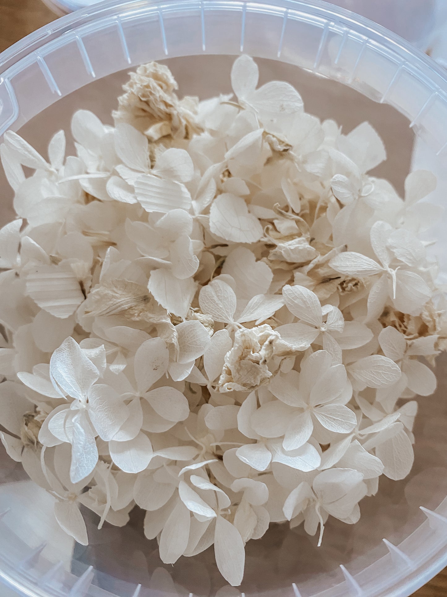 CONFETTIS BIODÉGRADABLES Blanc/beige