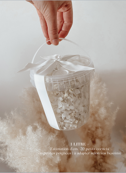CONFETTIS BIODÉGRADABLES Blanc/beige