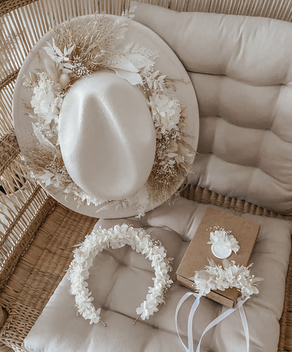 CHAPEAU FLEURI bohème